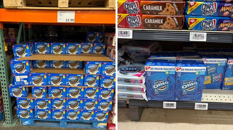 \u200bOreos at Costco. Right: Oreos at Loblaws.