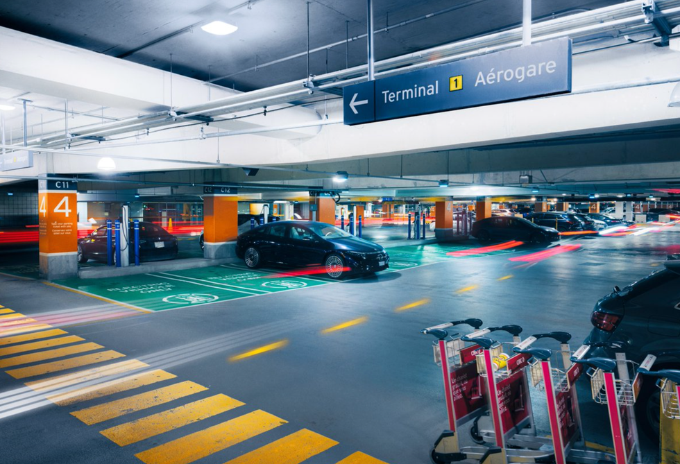 \u200bParking at Toronto Pearson Airport.