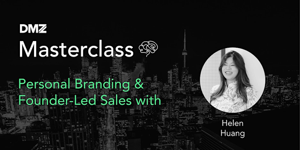 \u200bPersonal Branding & Founder-Led Sales with Helen Huang.