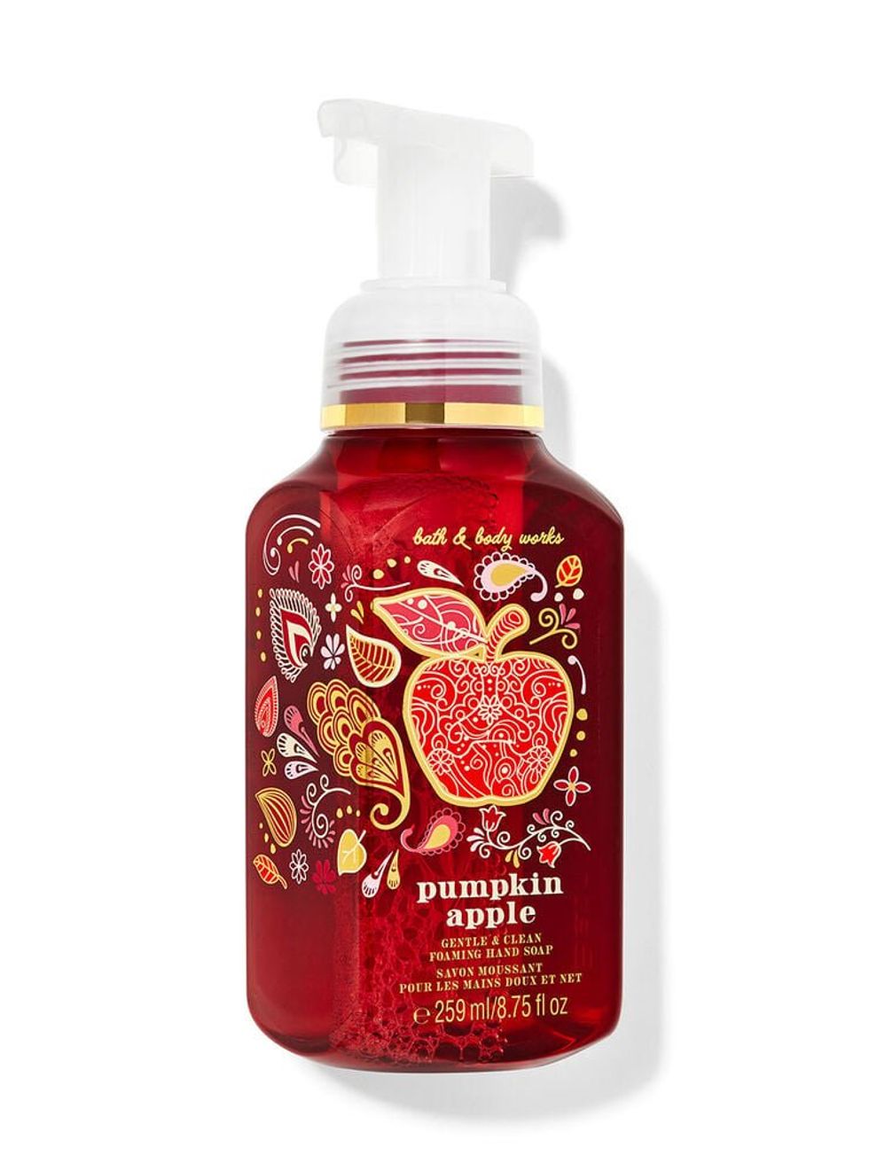 \u200bPumpkin Apple foaming hand soap from Bath & Body Works.