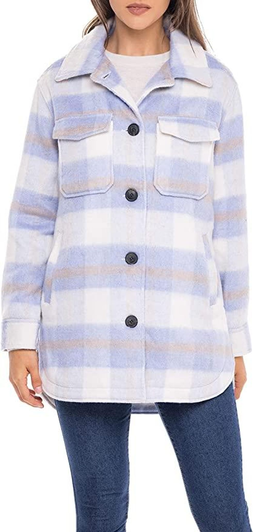 \u200bSebby Women's Oversized Shacket.