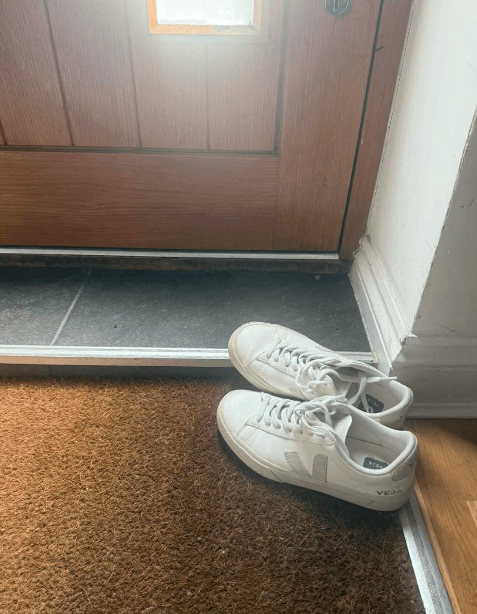 \u200bShows at a door.