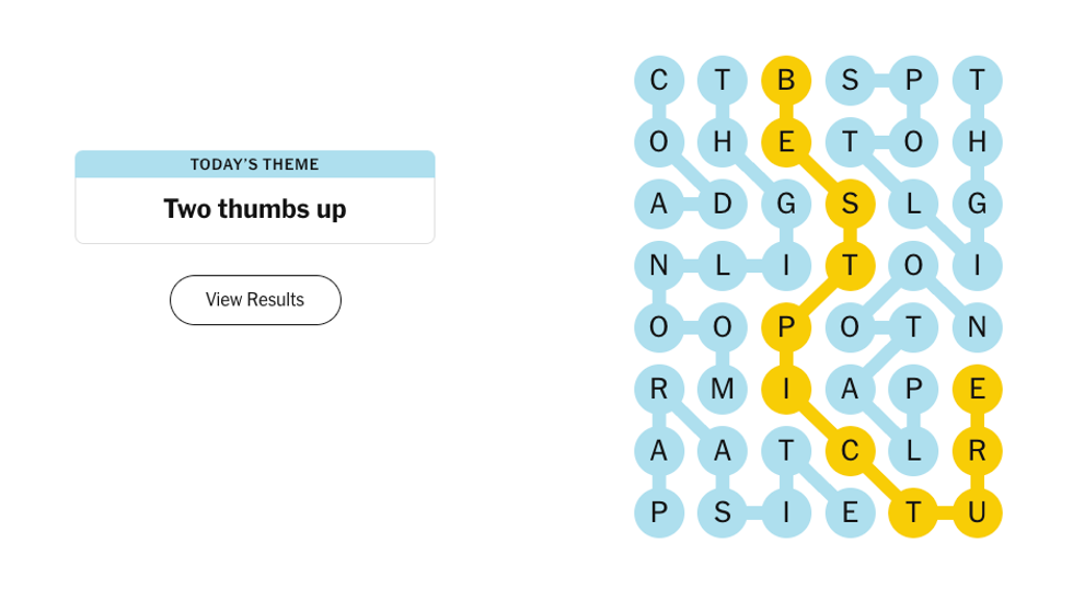 \u200bStrands answers for March 8.