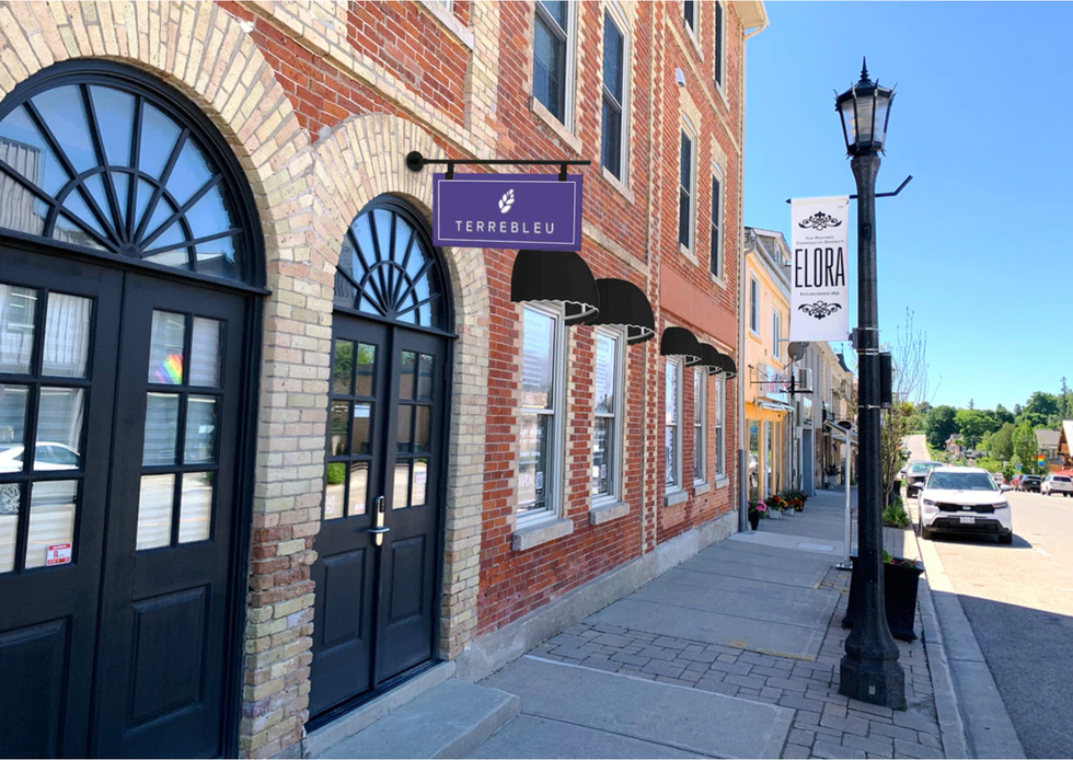 \u200bTerre Bleu boutique in Elora, Ontario.