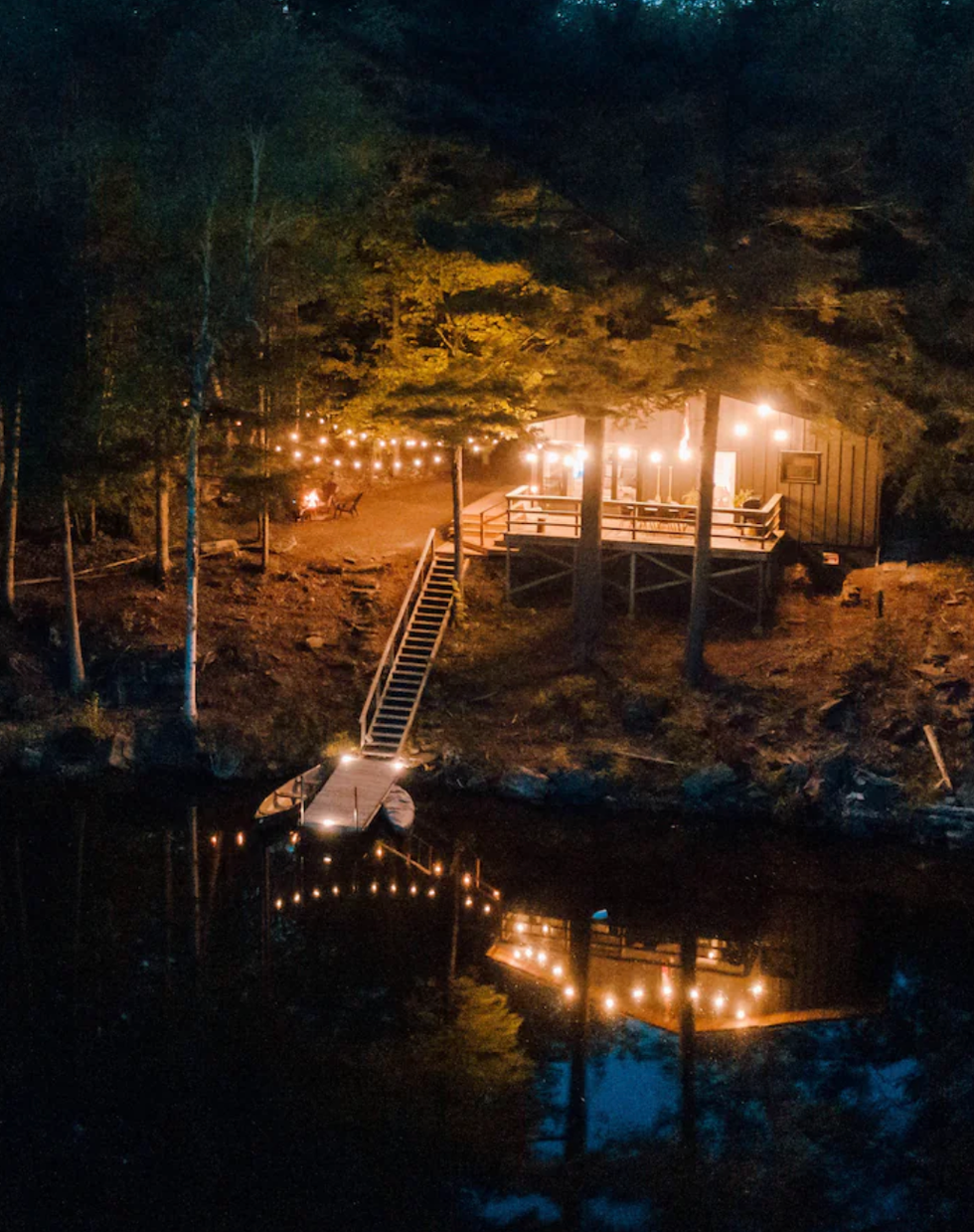 \u200bThe cottage on Oak Lake.