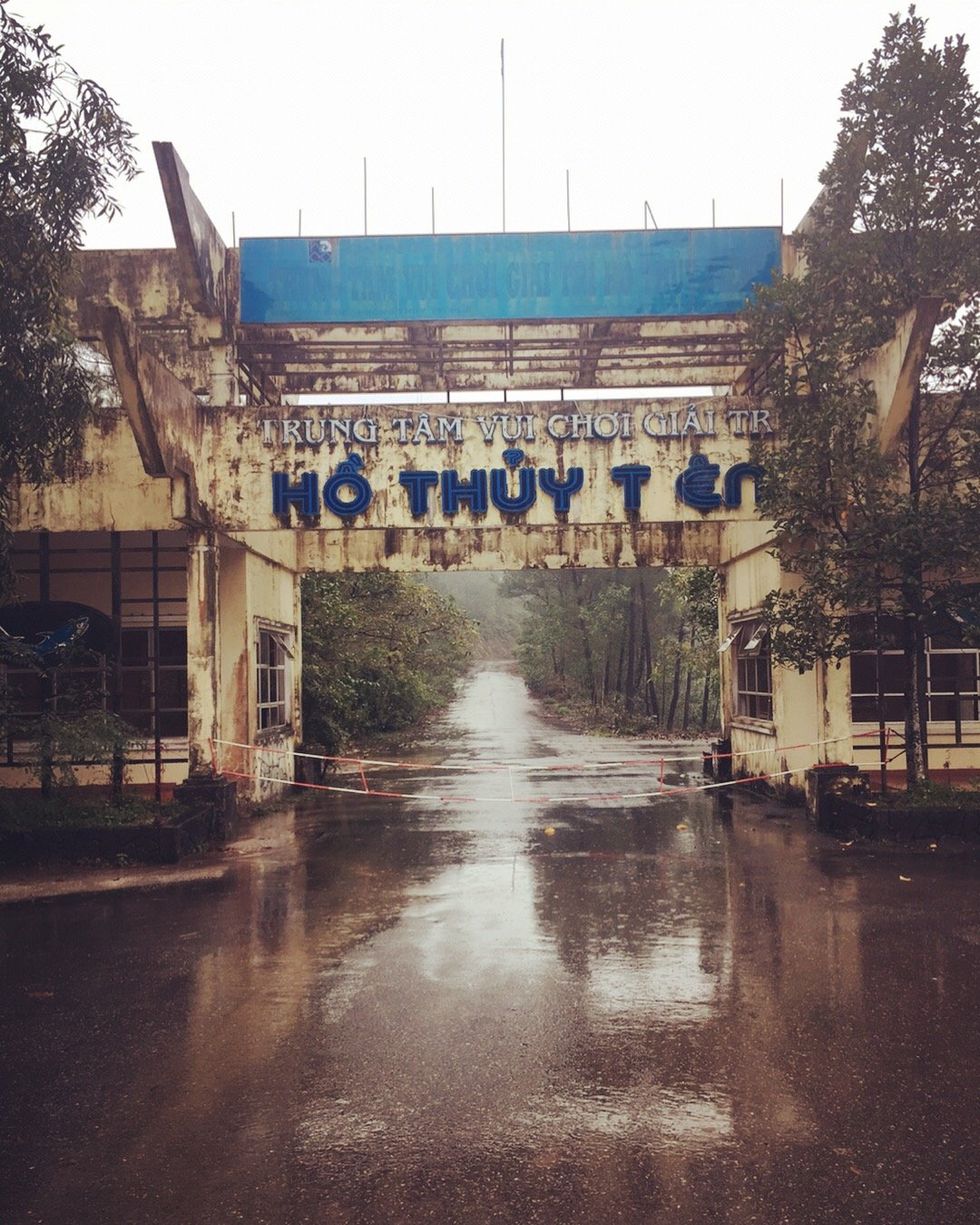 \u200bThe entrance to Ho Thuy Tien abandoned water park.