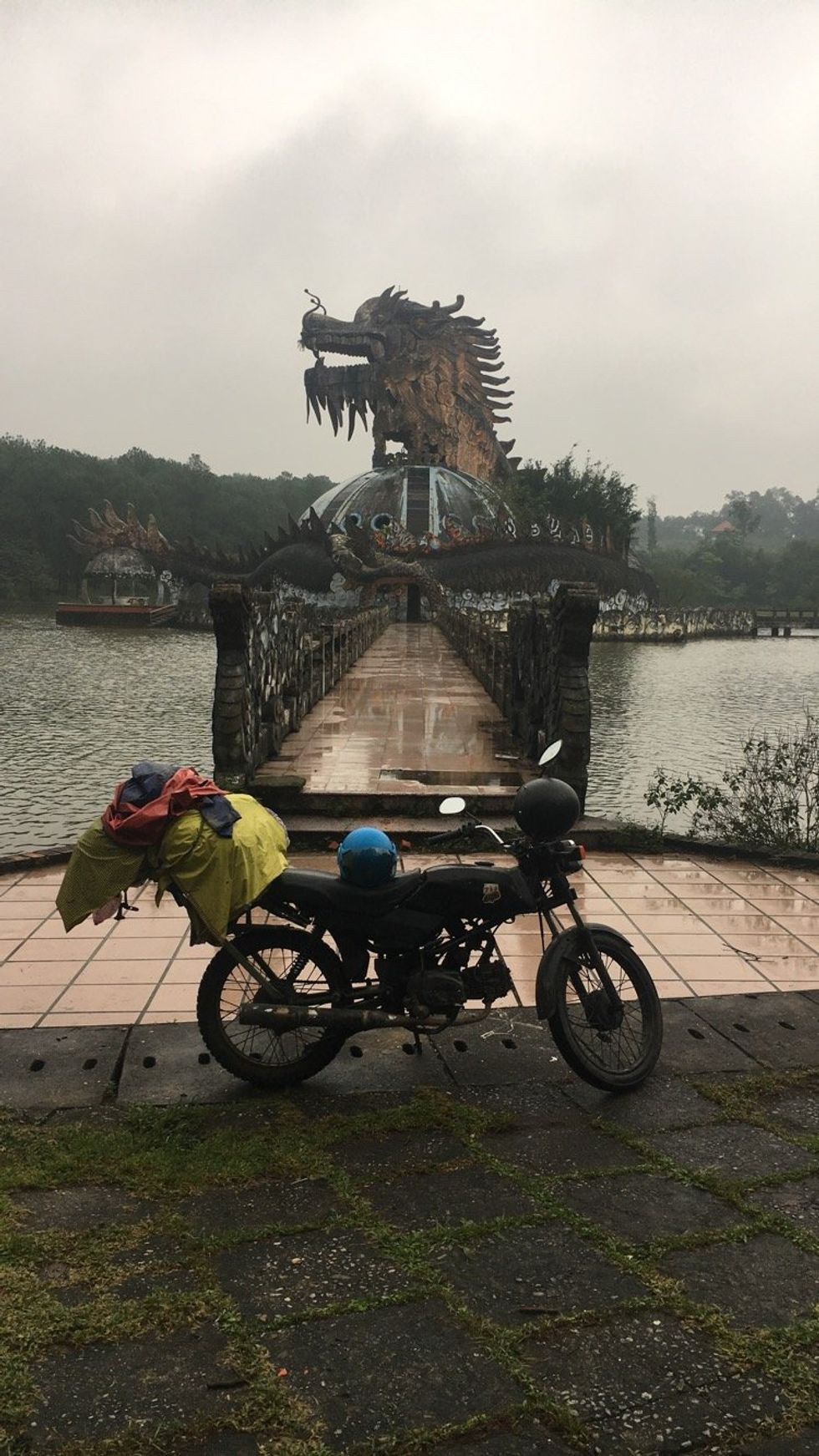 \u200bThe entrance to Ho Thuy Tien abandoned water park.