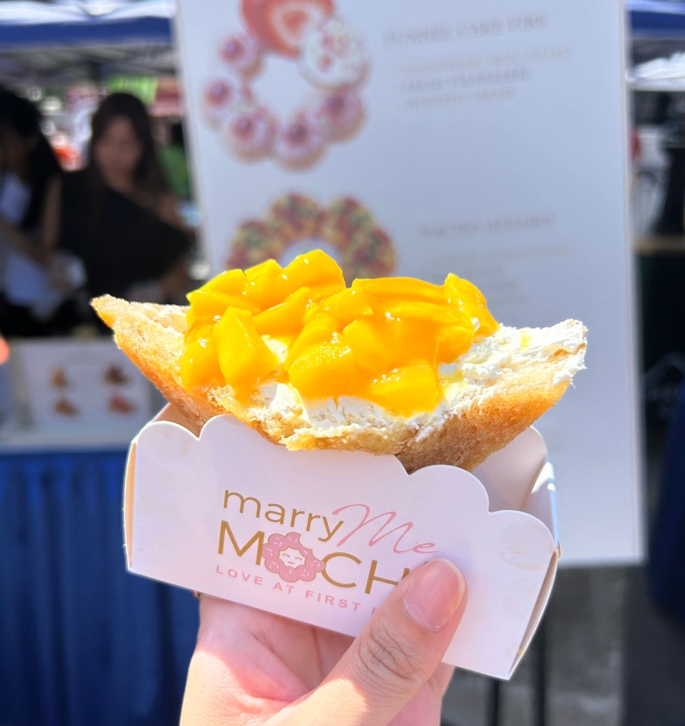 \u200bThe "Mango Cloud" Japanese Sando from Marry Me Mochi.
