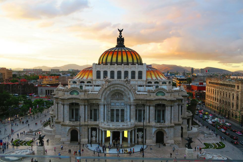 \u200bThe Palacio de Bellas Artes in Mexico.