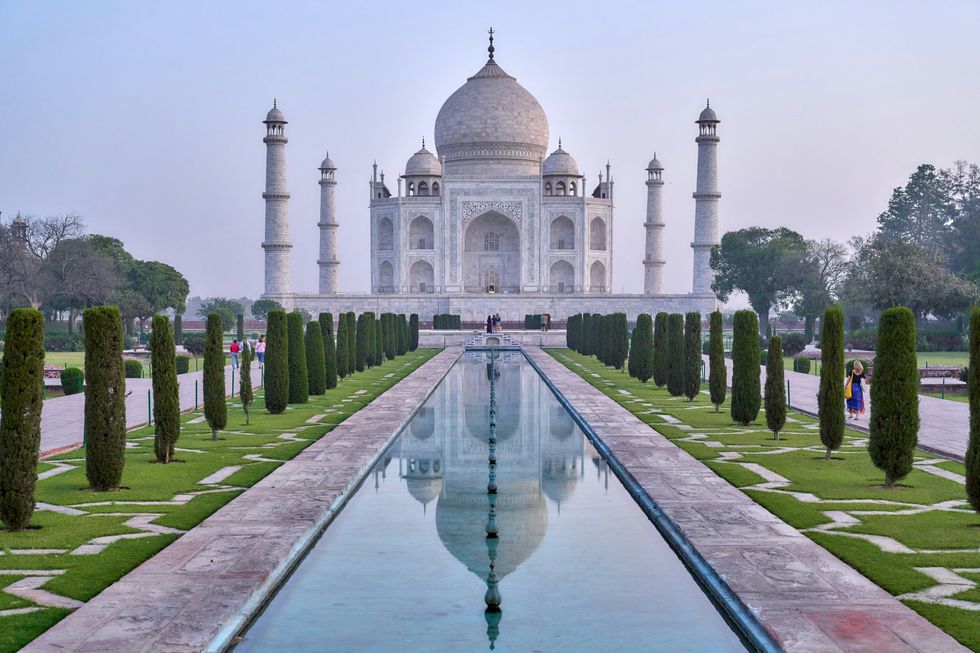 \u200bThe Taj Mahal in India.