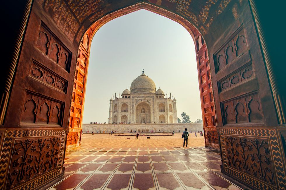 \u200bThe Taj Mahal in India.