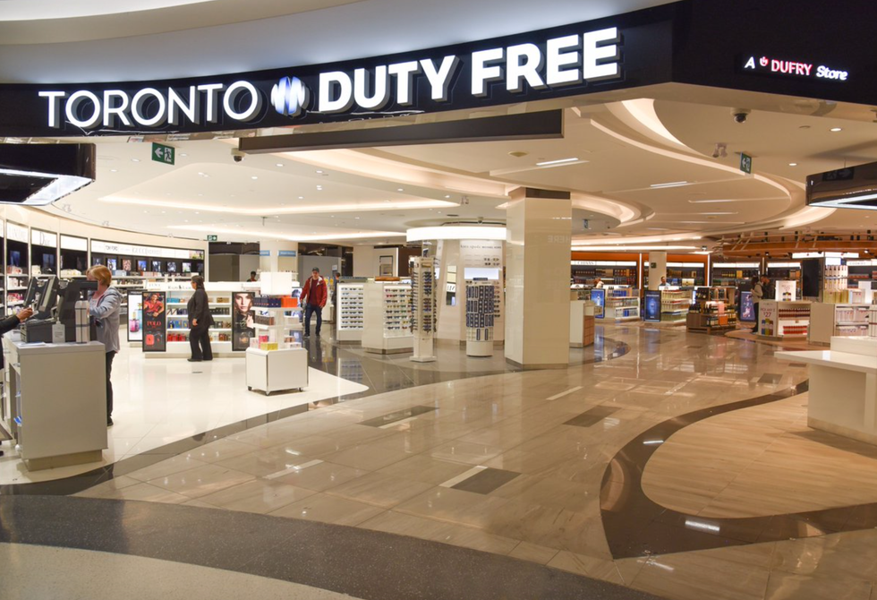 \u200bThe Toronto duty-free store at the airport.