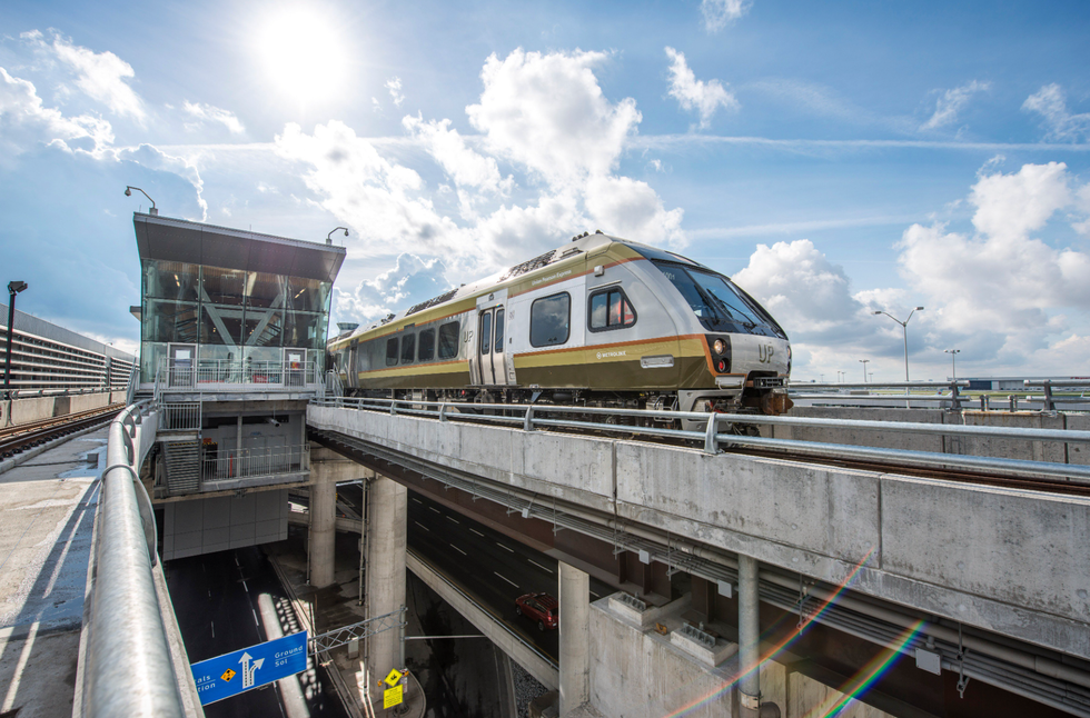 \u200bThe Union-Pearson express train.