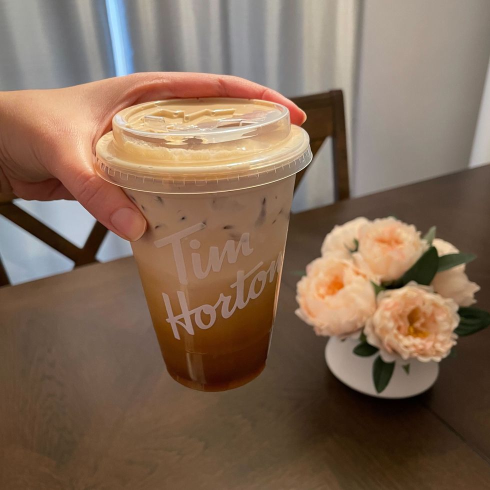 \u200bTim Hortons Caramel Toffee Cold Brew.