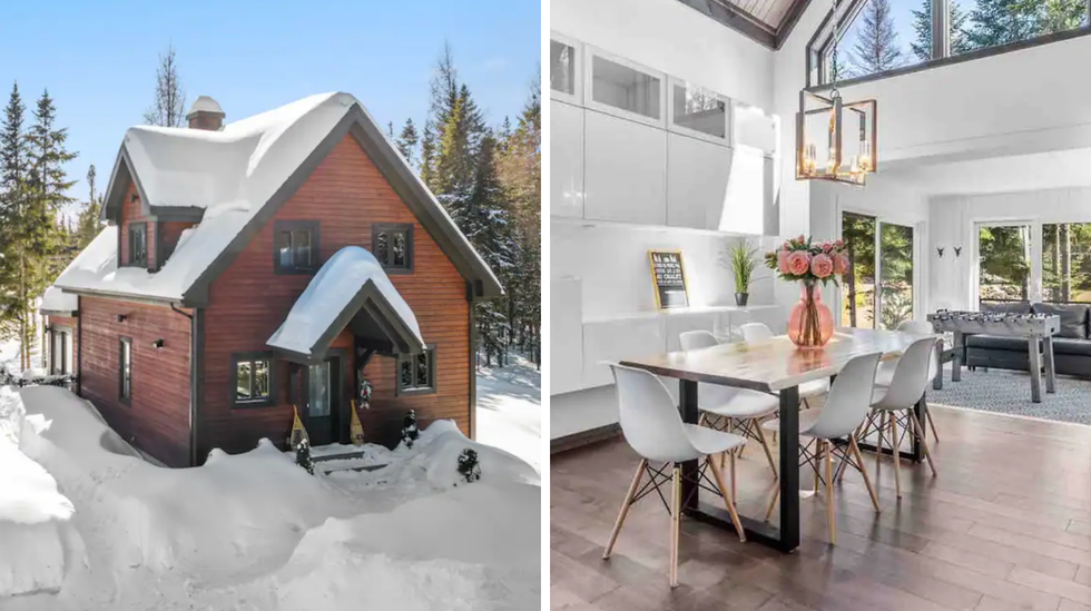 \u200bUn chalet \u00e0 Shannon, Qu\u00e9bec.