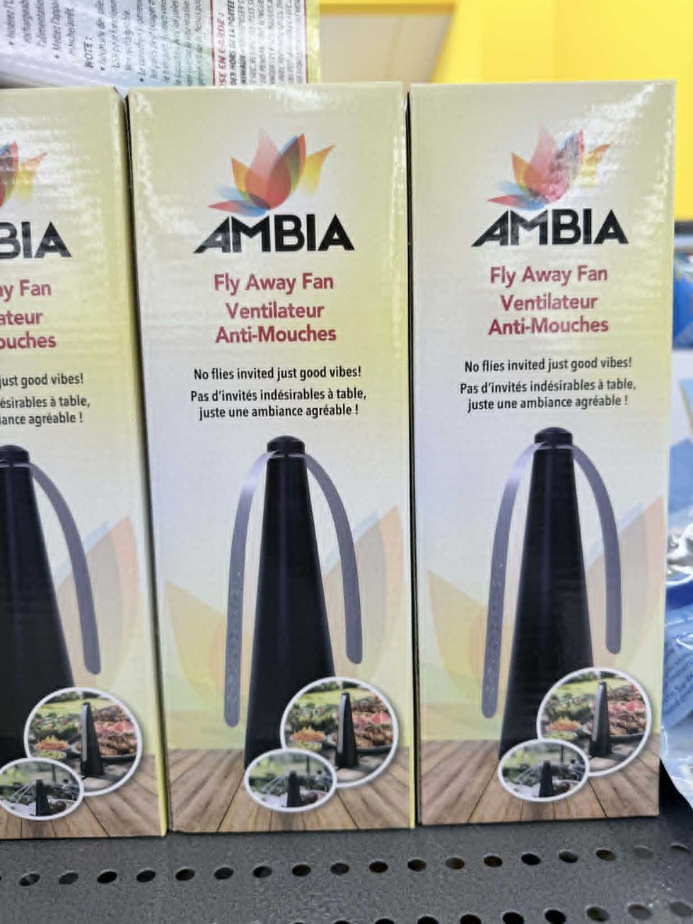 \u200bVentilateur anti-mouches en vente au Tigre G\u00e9ant pour 8 $.