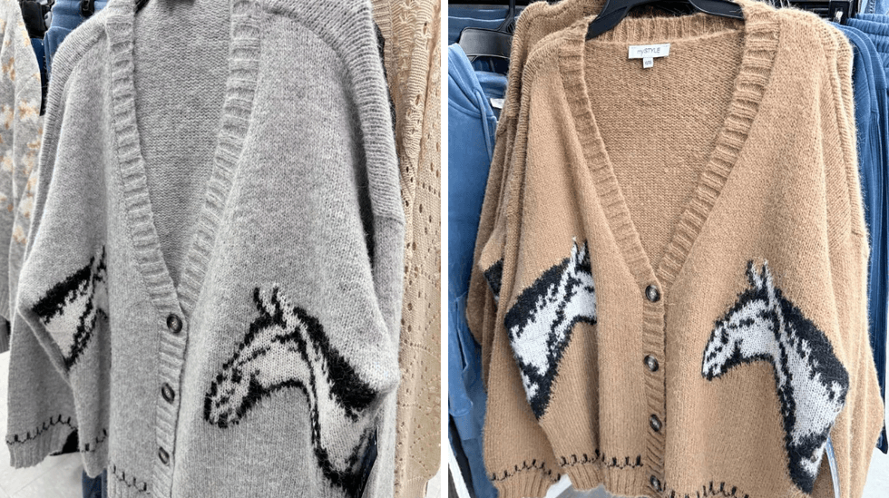 \u200bVeste chevaux en vente au Tigre G\u00e9ant pour 29 $.
