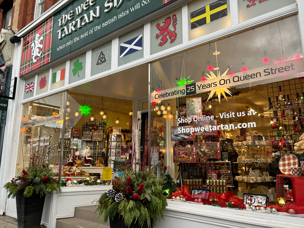 \u200bWindow display at a Scottish store.