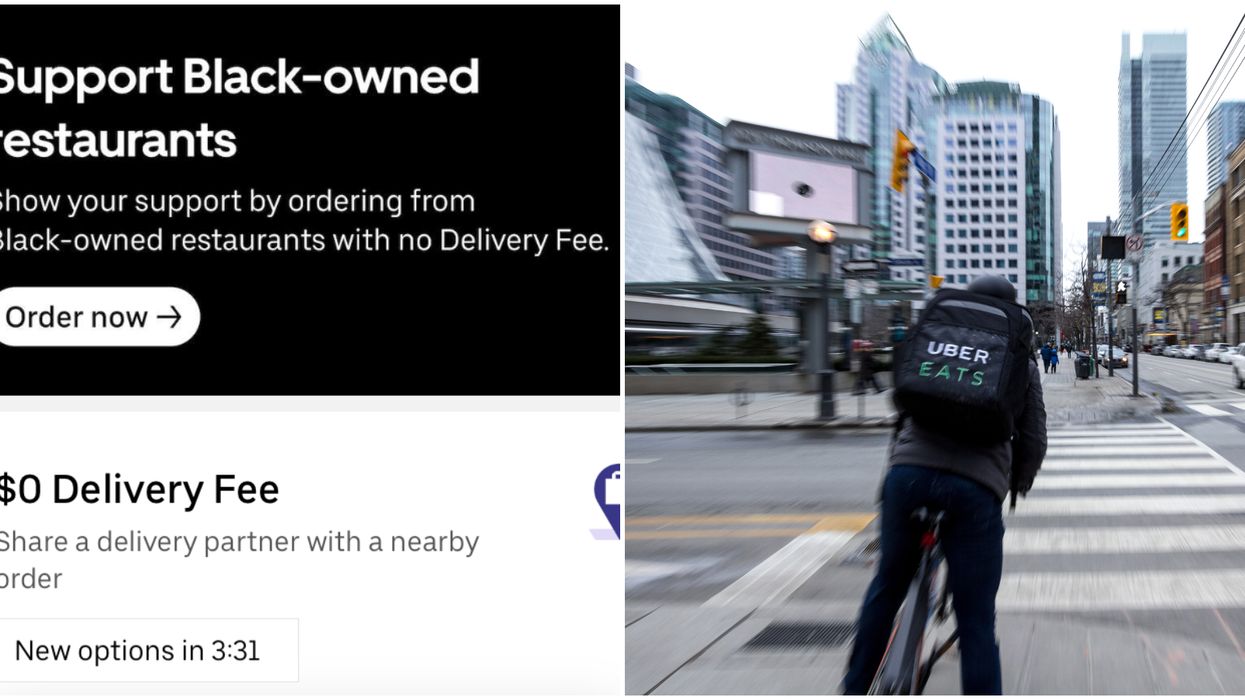 Uber Eats Canada Is Highlighting Black-Owned Restaurants & Waiving Delivery Fees For Them