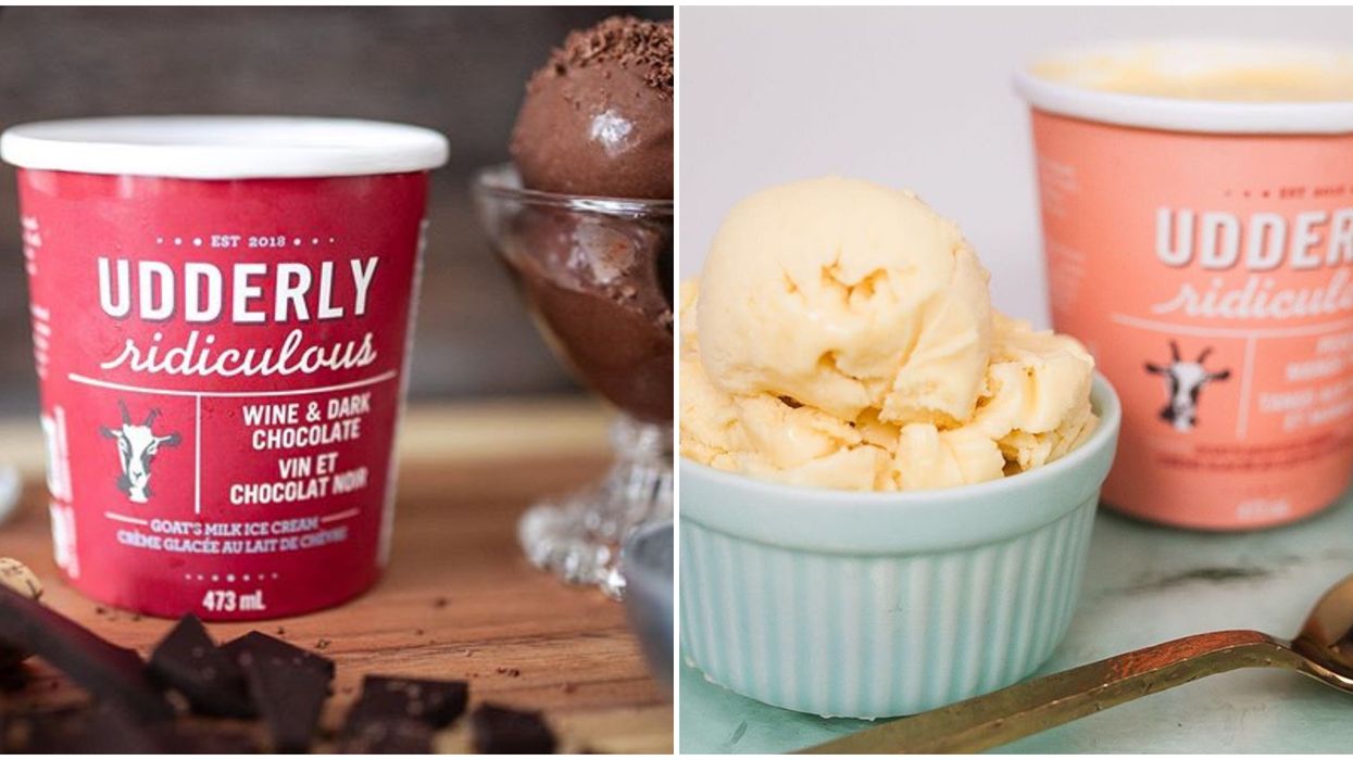 Udderly Ridiculous Ice Cream Wine & Dark Flavour Was Named Canada's Best New Dessert
