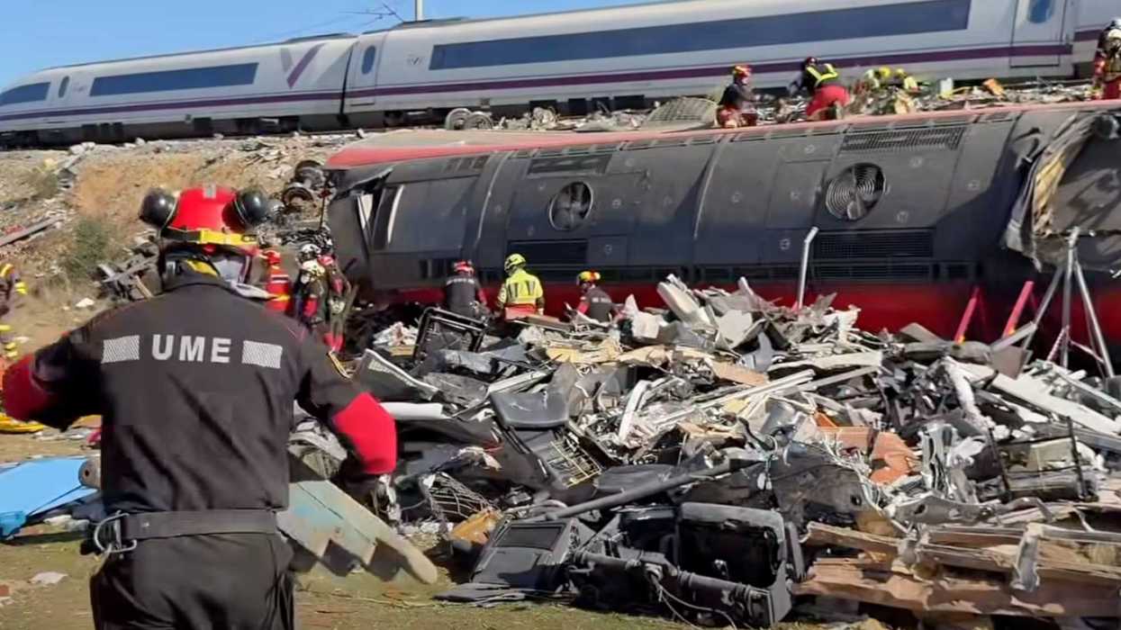 Un accident de train.