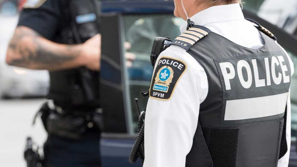 Un agent du Service de police de la Ville de Montréal.