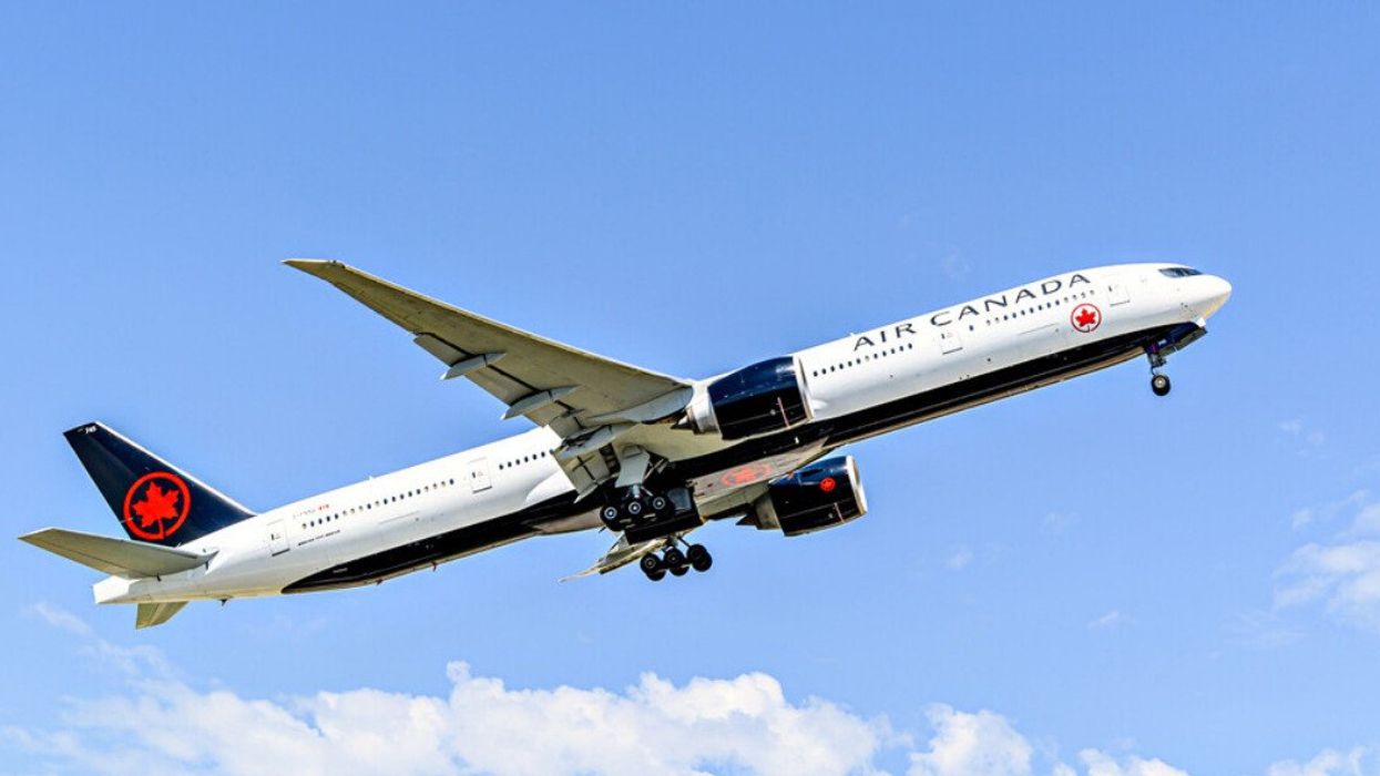Un avion d'Air Canada.