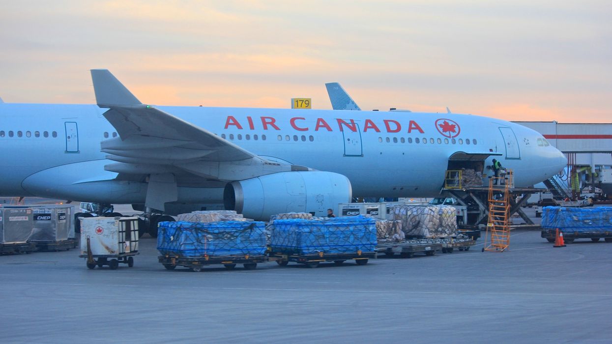 Un avion d'Air Canada