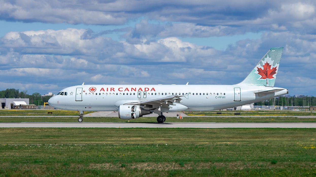 Un avion d'Air Canada.