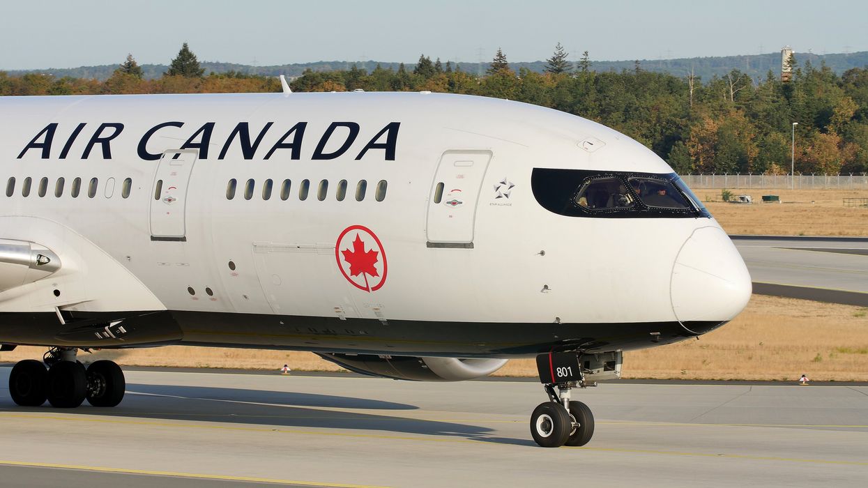 Un avion d'Air Canada.