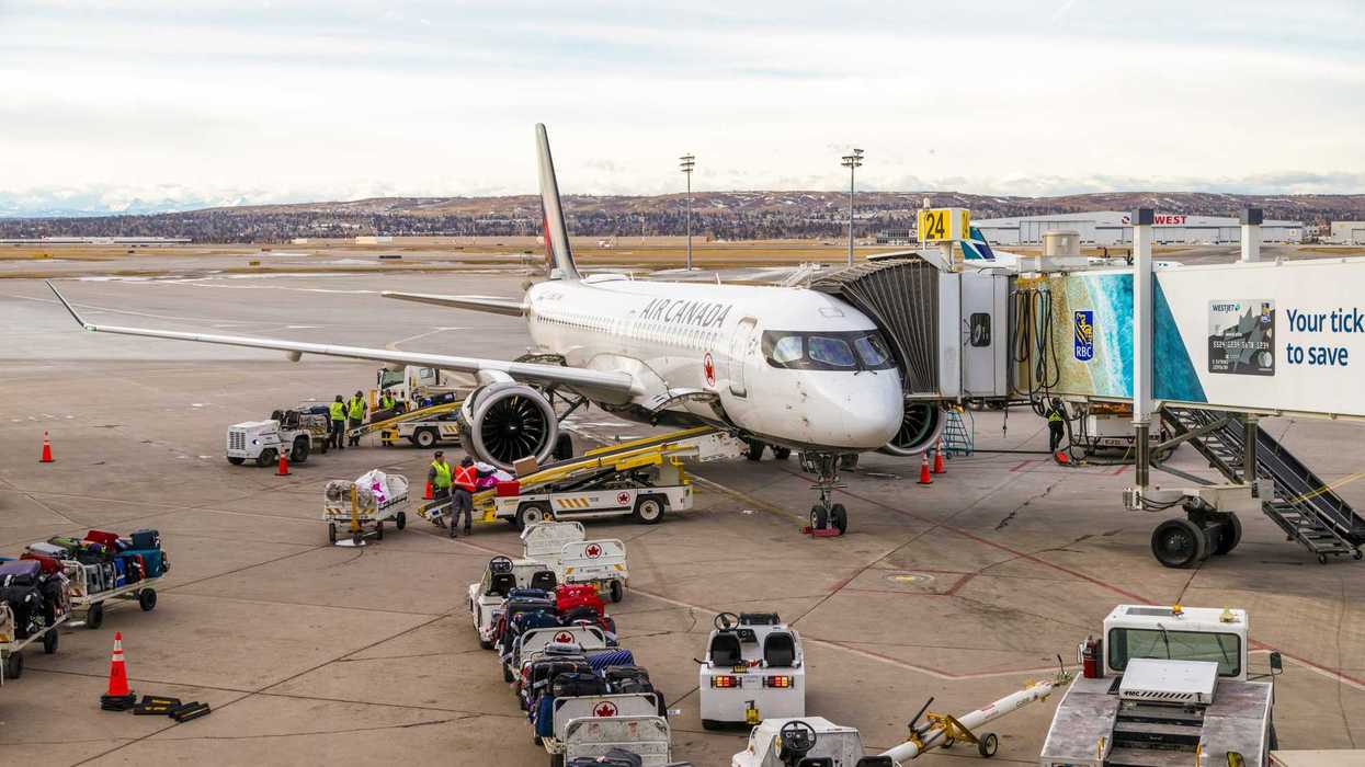 Un avion d'Air Canada.
