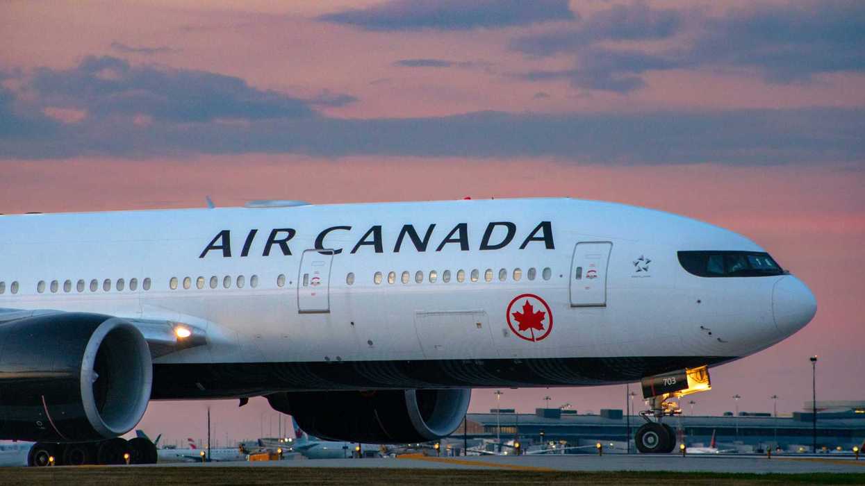 Un avion d'Air Canada