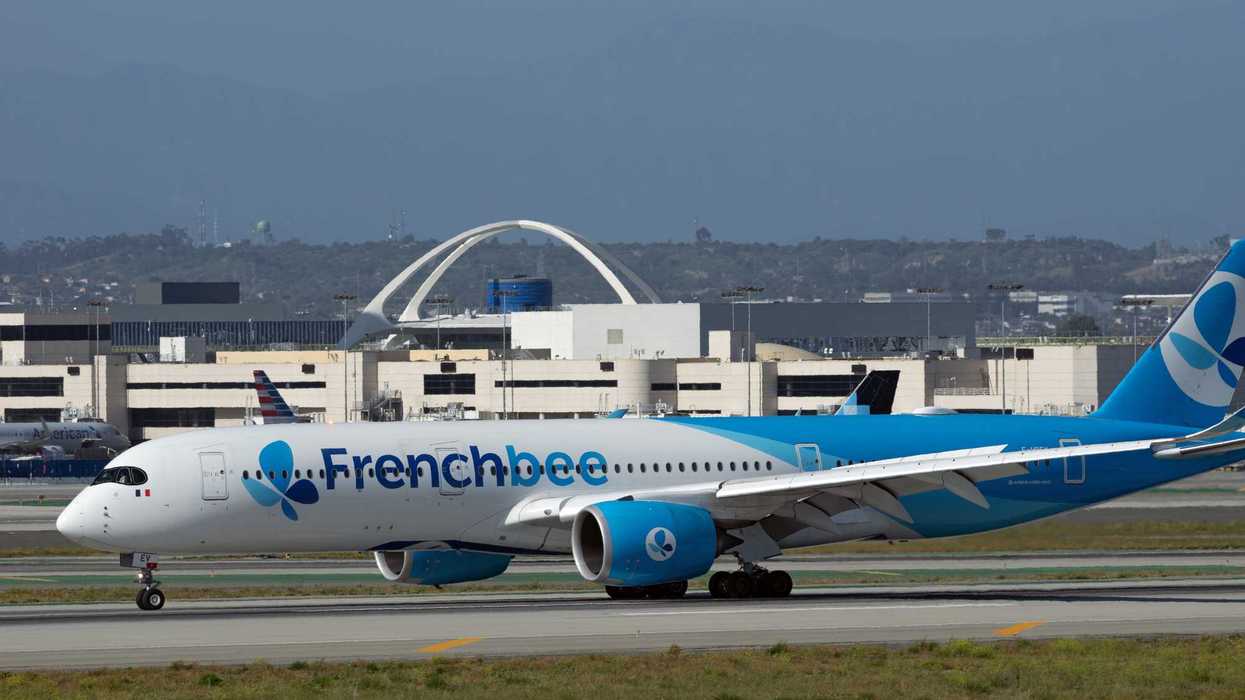 Un avion de la compagnie aérienne French bee.