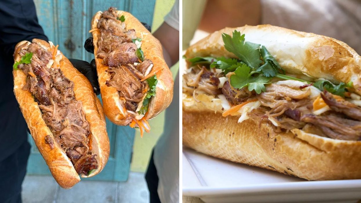 Un banh mi au griot.