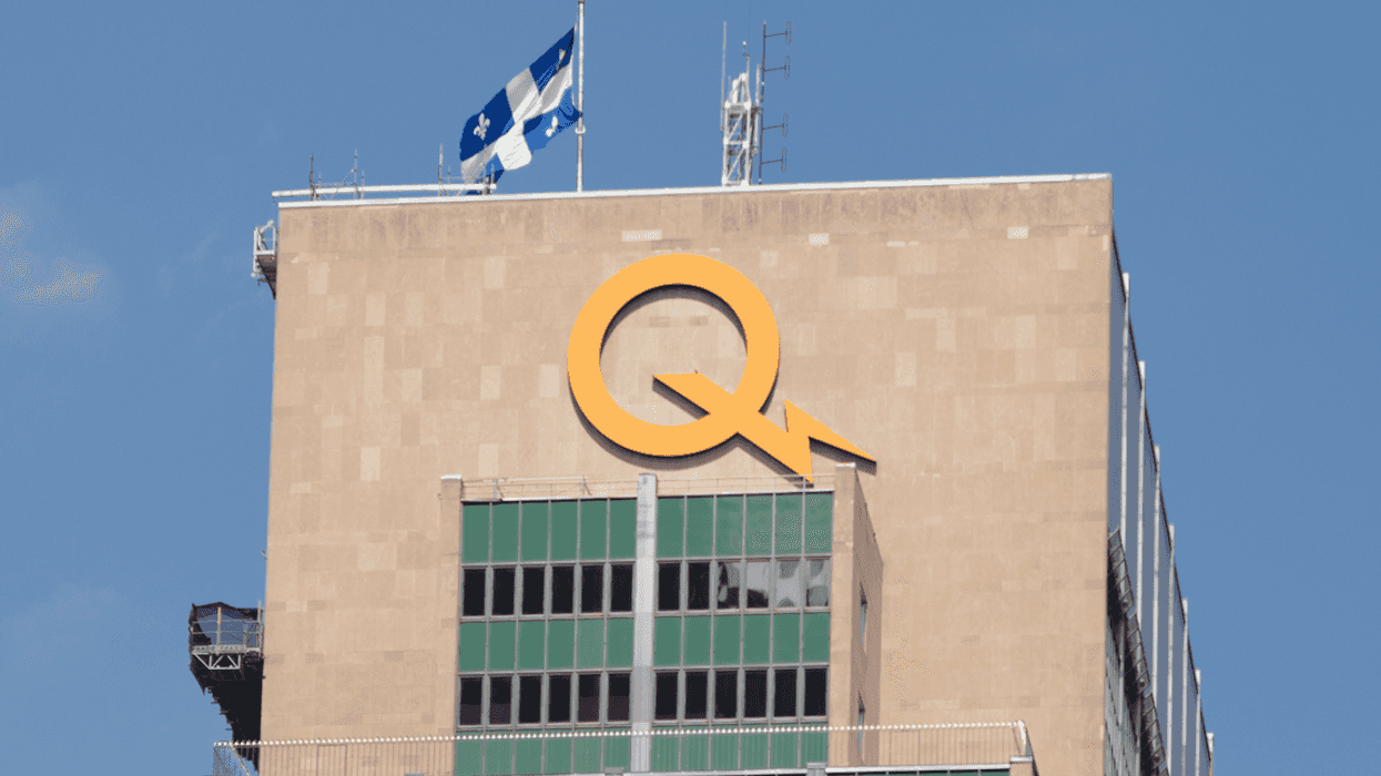 Un bâtiment Hydro-Québec.