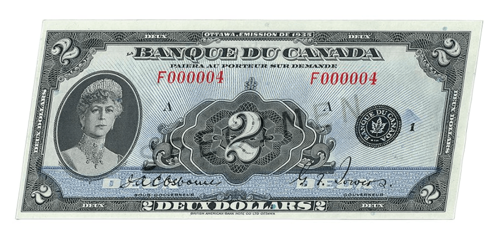 Un billet de banque.