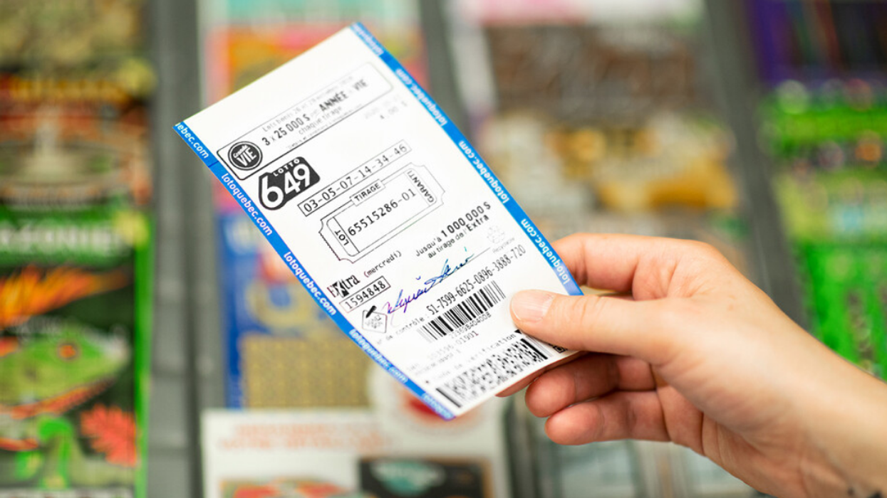 Un billet du Lotto 6/49.
