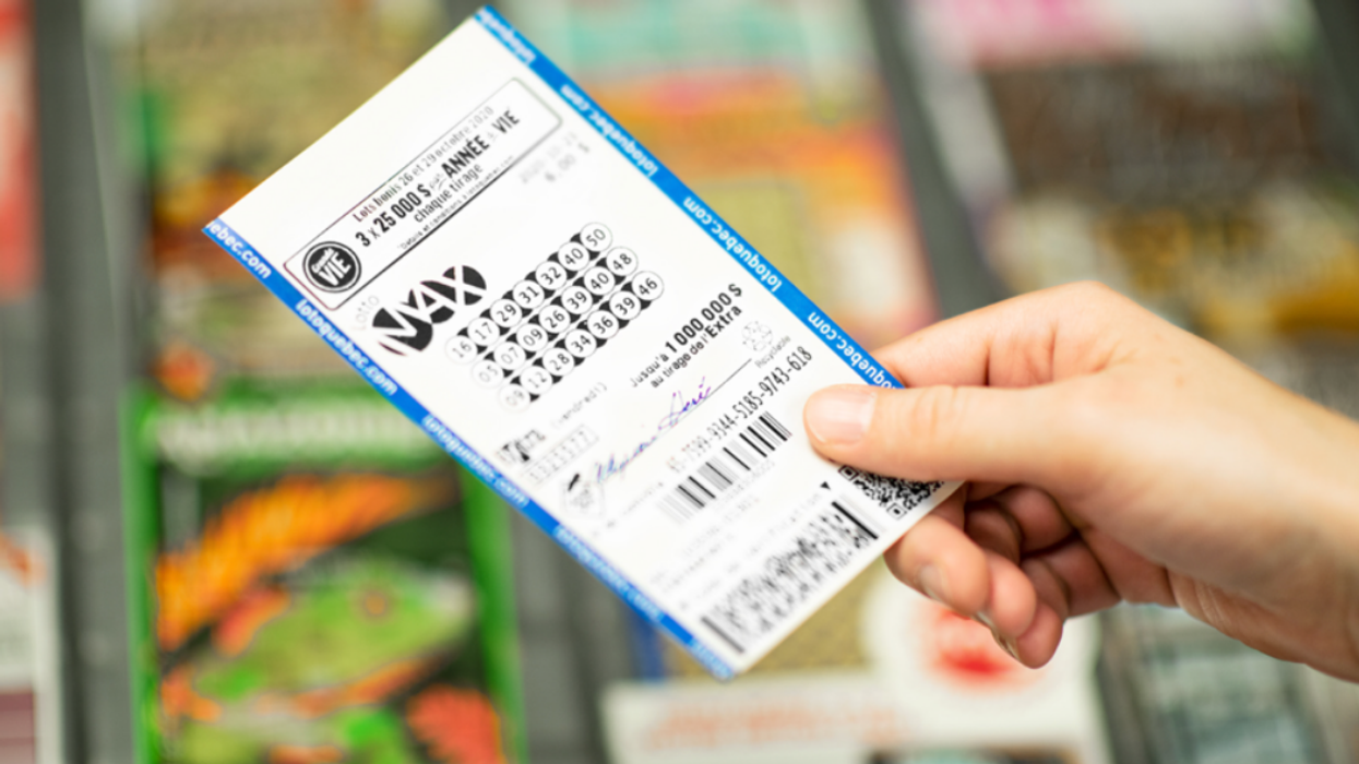Un billet du Lotto Max.