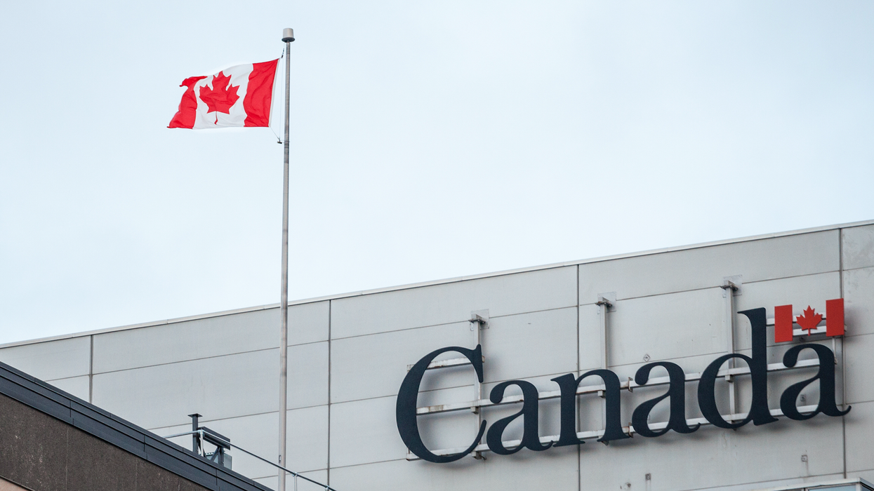 Un bureau du gouvernement du Canada.