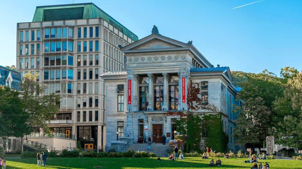 Un campus de l'Université McGill, à Montréal.