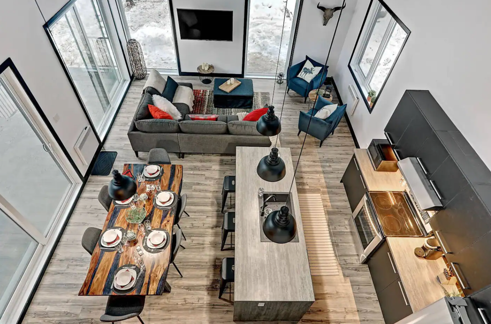 Un chalet Airbnb.