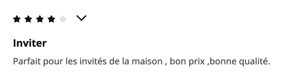 Un commentaire 4 \u00e9toiles sur les pantoufles SKOVELSJ\u00d6N d'IKEA. 