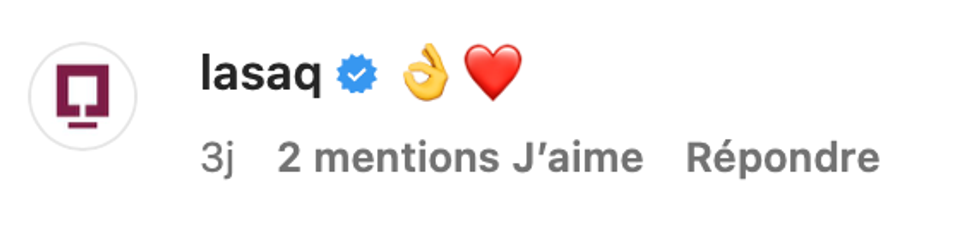 Un commentaire de la SAQ.