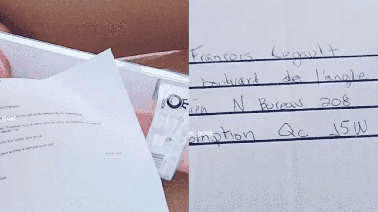 un dildo offert à Legault