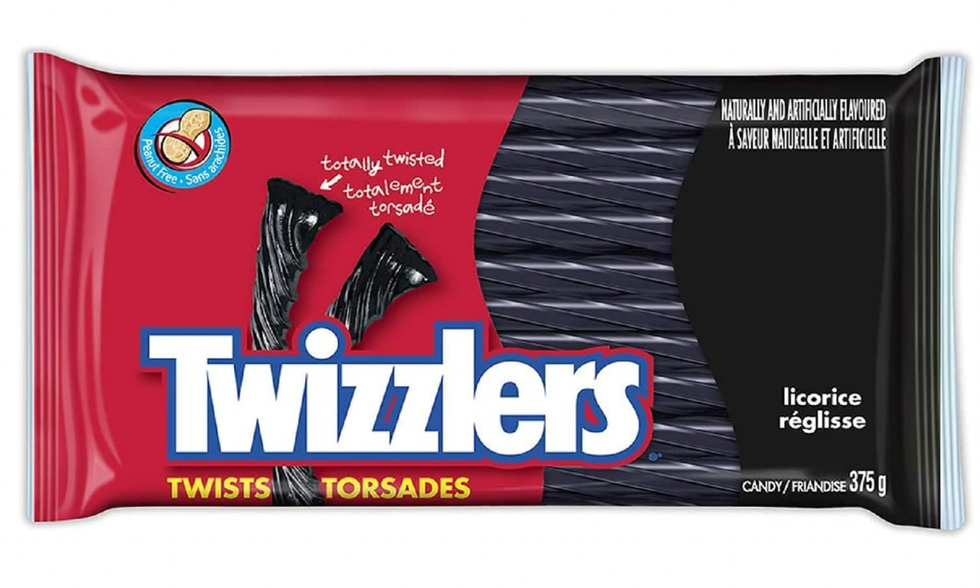 Un emballage de r\u00e9glisses noires.