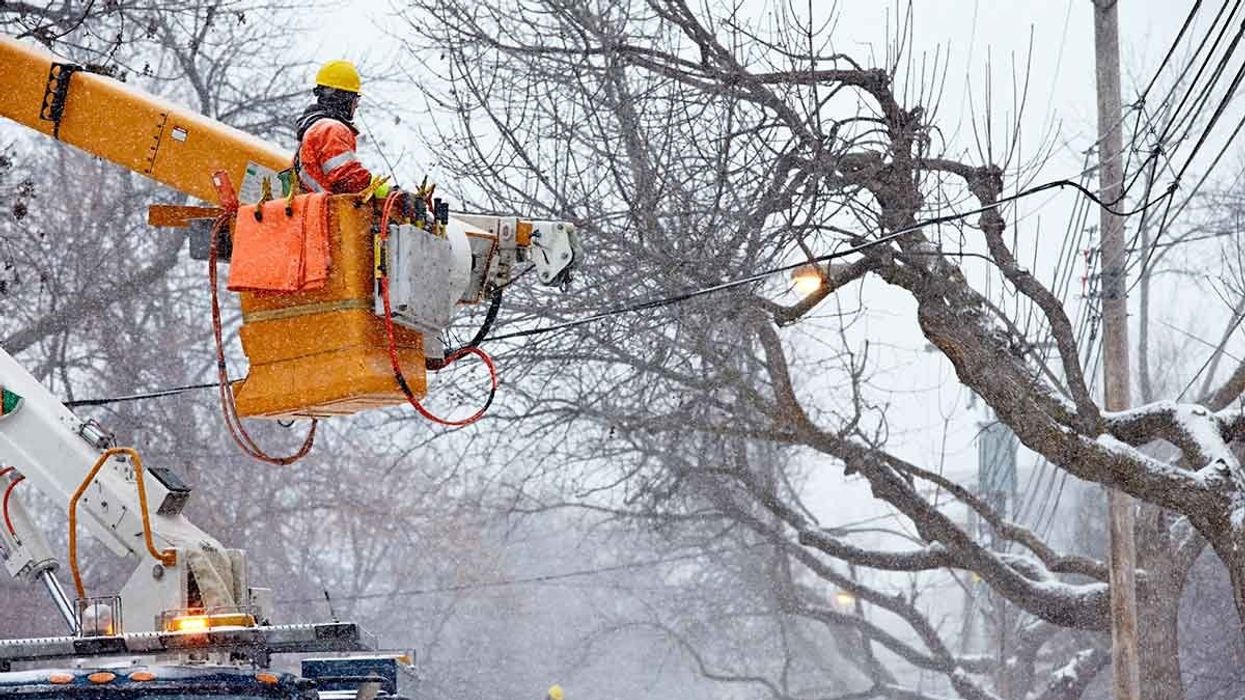 Un employé d'Hydro-Québec.