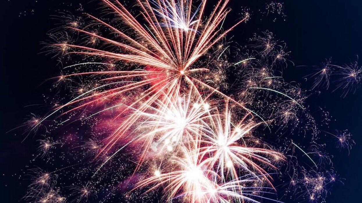 Un feu d'artifice.