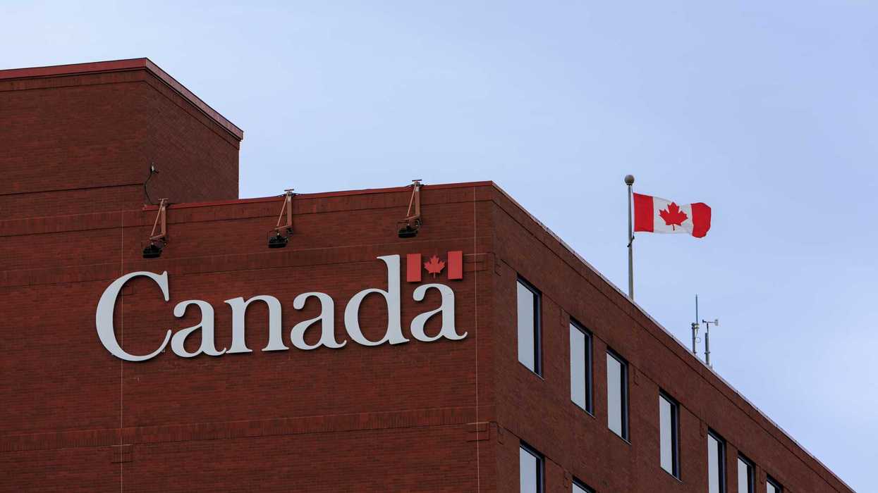 Un immeuble gouvernemental du Canada.