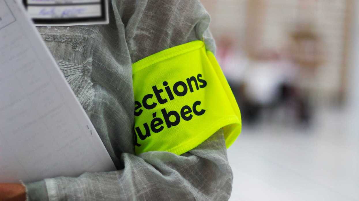 Un membre du personnel d'Élections Québec.