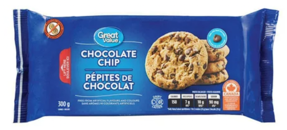 Un paquet de biscuits.